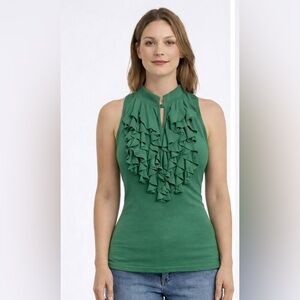 Nu Collective Vibrant Green Top size M